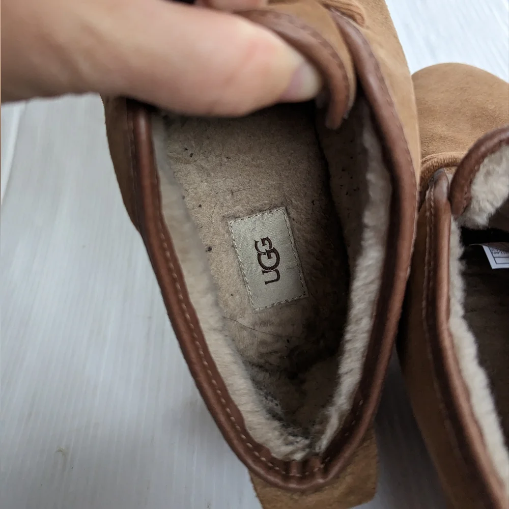 UGG Maksim Men's Cozy Fur lined Lace-up Chukka Ankle Boots Size 13b Hu